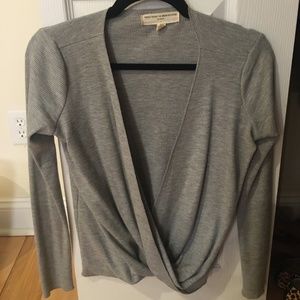 Urban Outfitters Long sleeve, criss-cross shirt